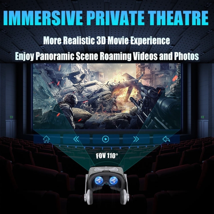 Kính thực tế ảo 3D VR SHINECON G07E phù hợp cho điện thoại thông minh 4.0 inch - 6.3 inch