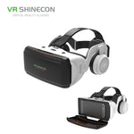 Kính thực tế ảo 3D VR SHINECON G06E phù hợp cho điện thoại thông minh 4.7 inch - 6.1 inch kèm tai nghe, G06E