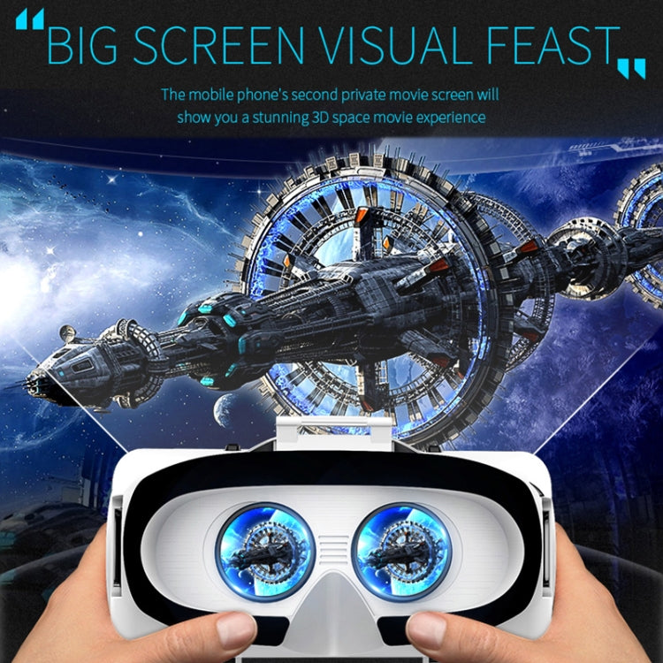 Kính thực tế ảo 3D VR SHINECON G06E phù hợp cho điện thoại thông minh 4.7 inch - 6.1 inch kèm tai nghe, G06E