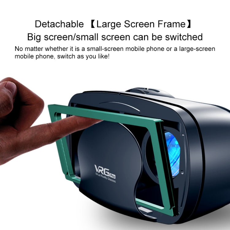 Kính VR 3D điện thoại di động đa năng phiên bản âm thanh video VRG Pro với ống kính phủ Blu-ray
