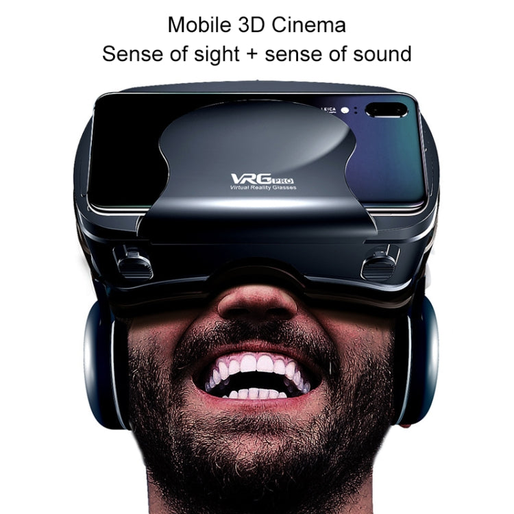 Kính VR 3D điện thoại di động đa năng phiên bản âm thanh video VRG Pro, không có ống kính phủ Blu-ray