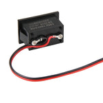 Đồng hồ đo điện áp kỹ thuật số mini chống nước IPX4 V40D 2 dây hiển thị đèn đỏ, đo điện áp: DC 2.5-30V, DT0002G, DT0002L, DT0002R