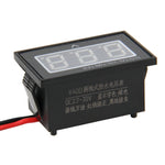Đồng hồ đo điện áp kỹ thuật số mini chống nước IPX4 V40D 2 dây hiển thị đèn đỏ, đo điện áp: DC 2.5-30V, DT0002G, DT0002L, DT0002R