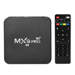 Máy phát media MXQ Pro 5G 1280 x 720 Full HD 1GB+8GB RK30Board Quad Core Android 7.1 TV Box có điều khiển từ xa