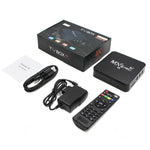 Máy phát media MXQ Pro 5G 1280 x 720 Full HD 1GB+8GB RK30Board Quad Core Android 7.1 TV Box có điều khiển từ xa