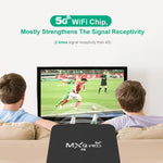 Máy phát media MXQ Pro 5G 1280 x 720 Full HD 1GB+8GB RK30Board Quad Core Android 7.1 TV Box có điều khiển từ xa