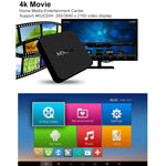 Máy phát media MXQ Pro 5G 1280 x 720 Full HD 1GB+8GB RK30Board Quad Core Android 7.1 TV Box có điều khiển từ xa