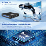 Tanix X4 Hộp TV Thông Minh Android 11, Chip Amlogic S905X4 Bốn Nhân, 4GB+64GB, WiFi Kép, Bluetooth, 4GB+64GB