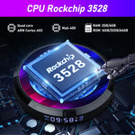 H96 Max Hộp TV Thông Minh 8K Ultra HD Android 13.0 Đầu Phát Media với Điều Khiển Từ Xa, RK3528 Bốn Nhân, 4GB+64GB, 4GB+64GB