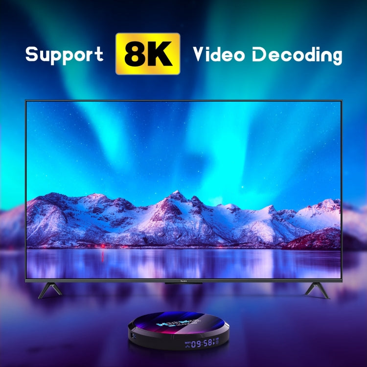 H96 Max Hộp TV Thông Minh 8K Ultra HD Android 13.0 Đầu Phát Media với Điều Khiển Từ Xa, RK3528 Bốn Nhân, 4GB+64GB, 4GB+64GB