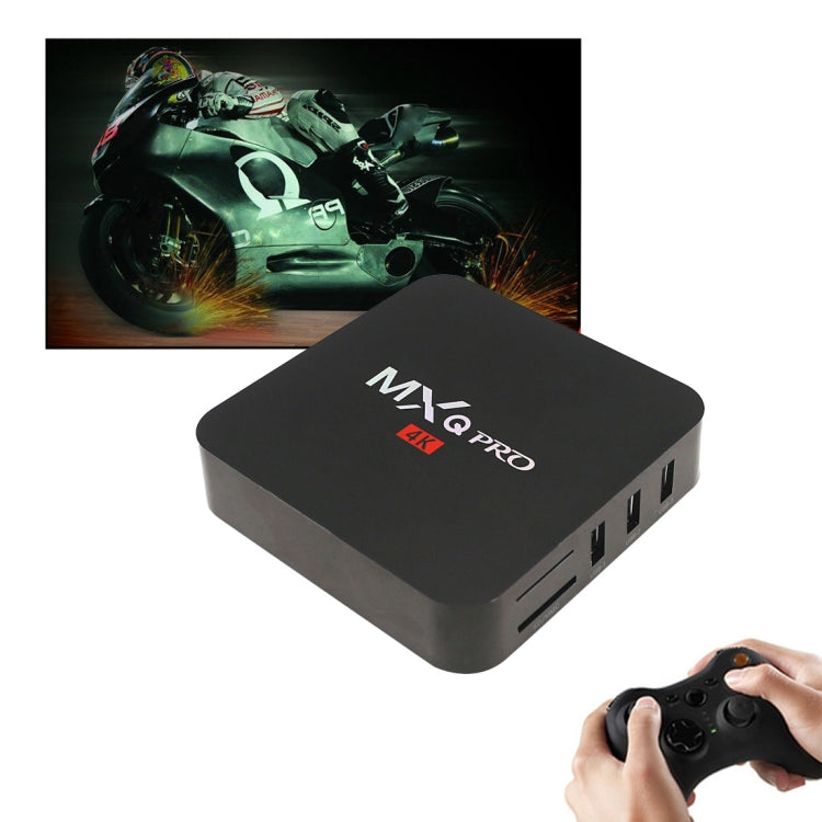 MXQ PROi Hộp TV Thông Minh 1080P 4K HD với Điều Khiển Từ Xa, Android 7.1 Chip S905W Bốn Nhân Cortex-A53 Tốc Độ Lên Đến 2GHz, RAM: 2GB, ROM: 16GB, Hỗ Trợ WiFi, Phích Cắm UK, 2GB+16GB, Phích Cắm UK