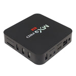 MXQ PROi Hộp TV Thông Minh 1080P 4K HD với Điều Khiển Từ Xa, Android 7.1 Chip S905W Bốn Nhân Cortex-A53 Tốc Độ Lên Đến 2GHz, RAM: 2GB, ROM: 16GB, Hỗ Trợ WiFi, Phích Cắm UK, 2GB+16GB, Phích Cắm UK