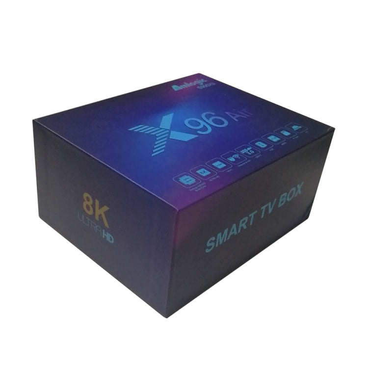 X96 Air 8K Hộp TV Thông Minh Android 9.0 Đầu Phát Media với Điều Khiển Từ Xa, Chip Amlogic S905X3 Bốn Nhân, RAM: 4GB, ROM: 32GB, WiFi Băng Tần Kép, Bluetooth, Phích Cắm AU, 4GB+32GB