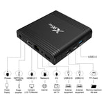 X96 Air 8K Hộp TV Thông Minh Android 9.0 Đầu Phát Media với Điều Khiển Từ Xa, Chip Amlogic S905X3 Bốn Nhân, RAM: 4GB, ROM: 32GB, WiFi Băng Tần Kép, Bluetooth, Phích Cắm AU, 4GB+32GB