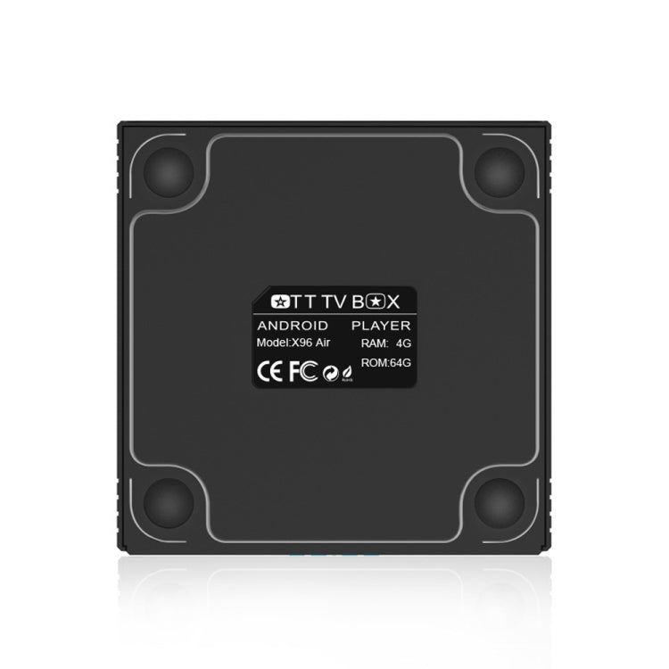 X96 Air 8K Hộp TV Thông Minh Android 9.0 Đầu Phát Media với Điều Khiển Từ Xa, Chip Amlogic S905X3 Bốn Nhân, RAM: 4GB, ROM: 64GB, WiFi Băng Tần Kép, Bluetooth, Phích Cắm AU, 4GB+64GB