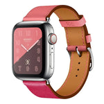 Dây Đeo Đồng Hồ Da Vòng Đơn Hai Màu Cho Apple Watch Series 3 & 2 & 1, 38mm Cam+Xanh Sáng, 42mm Cam+Xanh Sáng, 38mm Hồng+Đỏ Rượu, 42mm Hồng+Đỏ Rượu, 38mm Hổ Phách+Đỏ Cam+Hồng Nhạt, 42mm Hổ Phách+Đỏ Cam+Hồng Nhạt