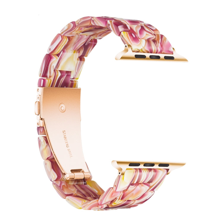 Dây đồng hồ nhựa resin thời trang đơn giản, dành cho Apple Watch Series 4 40mm & Series 3 & 2 & 1 38mm, dành cho Apple Watch Series 4 44mm & Series 3 & 2 & 1 42mm