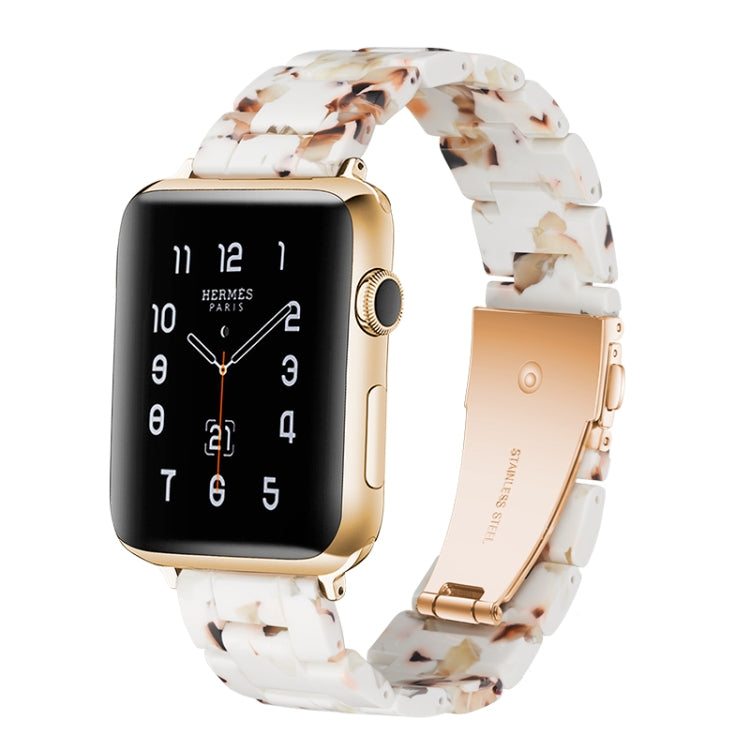 Dây đồng hồ nhựa resin thời trang đơn giản, dành cho Apple Watch Series 4 40mm & Series 3 & 2 & 1 38mm, dành cho Apple Watch Series 4 44mm & Series 3 & 2 & 1 42mm