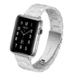 Dây đồng hồ nhựa resin thời trang đơn giản, dành cho Apple Watch Series 4 40mm & Series 3 & 2 & 1 38mm, dành cho Apple Watch Series 4 44mm & Series 3 & 2 & 1 42mm