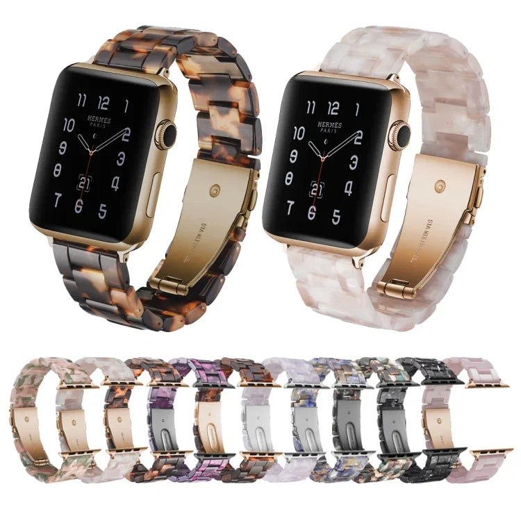 Dây đeo đồng hồ nhựa thời trang đơn giản, Dành cho Apple Watch Series 4 44mm & Series 3 & 2 & 1 42mm, Dành cho Apple Watch Series 4 40mm & Series 3 & 2 & 1 38mm, Dành cho Apple Watch Series 4 44mm & Series 3 & 2 & 1 42mm & Series 3 & 2 & 1 42mm