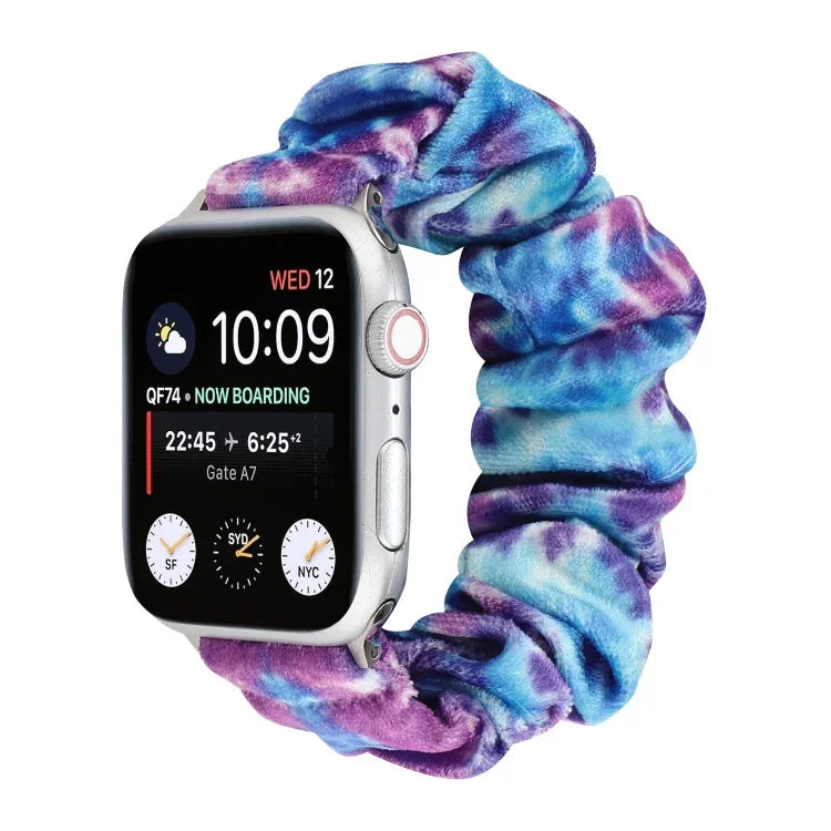 Dây đồng hồ thay thế bằng vải flannel, cho Apple Watch Ultra 49mm / Series 8&7 45mm / SE 2&6&SE&5&4 44mm / 3&2&1 42mm, cho Apple Watch Series 7 45mm / 6 & SE & 5 & 4 44mm / 3 & 2 & 1 42mm