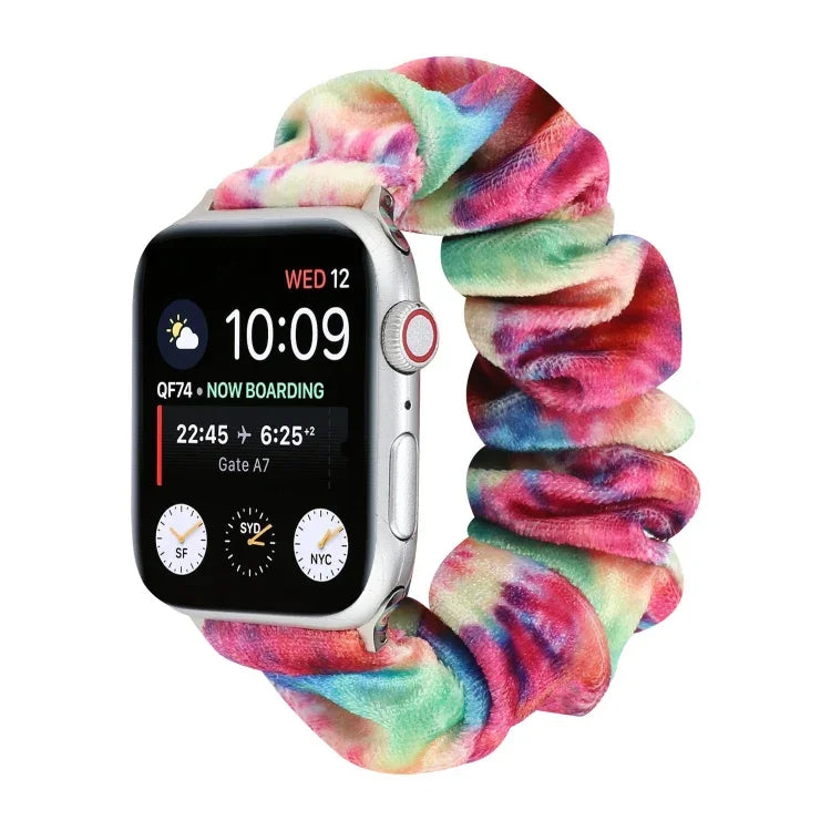 Dây đồng hồ thay thế bằng vải flannel, cho Apple Watch Ultra 49mm / Series 8&7 45mm / SE 2&6&SE&5&4 44mm / 3&2&1 42mm, cho Apple Watch Series 7 45mm / 6 & SE & 5 & 4 44mm / 3 & 2 & 1 42mm