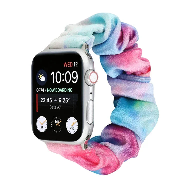 Dây đồng hồ thay thế bằng vải flannel, cho Apple Watch Ultra 49mm / Series 8&7 45mm / SE 2&6&SE&5&4 44mm / 3&2&1 42mm, cho Apple Watch Series 7 45mm / 6 & SE & 5 & 4 44mm / 3 & 2 & 1 42mm