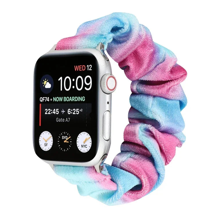 Dây đồng hồ thay thế bằng vải flannel, cho Apple Watch Ultra 49mm / Series 8&7 45mm / SE 2&6&SE&5&4 44mm / 3&2&1 42mm, cho Apple Watch Series 7 45mm / 6 & SE & 5 & 4 44mm / 3 & 2 & 1 42mm