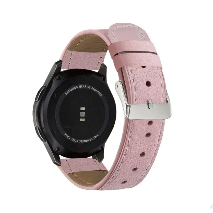 Dây Đeo Đồng Hồ Da Thật Đuôi Tròn Thay Thế, Dành cho Samsung Galaxy Watch 3 41mm, Samsung Galaxy Watch 3 45mm, Samsung Galaxy Watch 42mm, Samsung Galaxy Watch 46mm