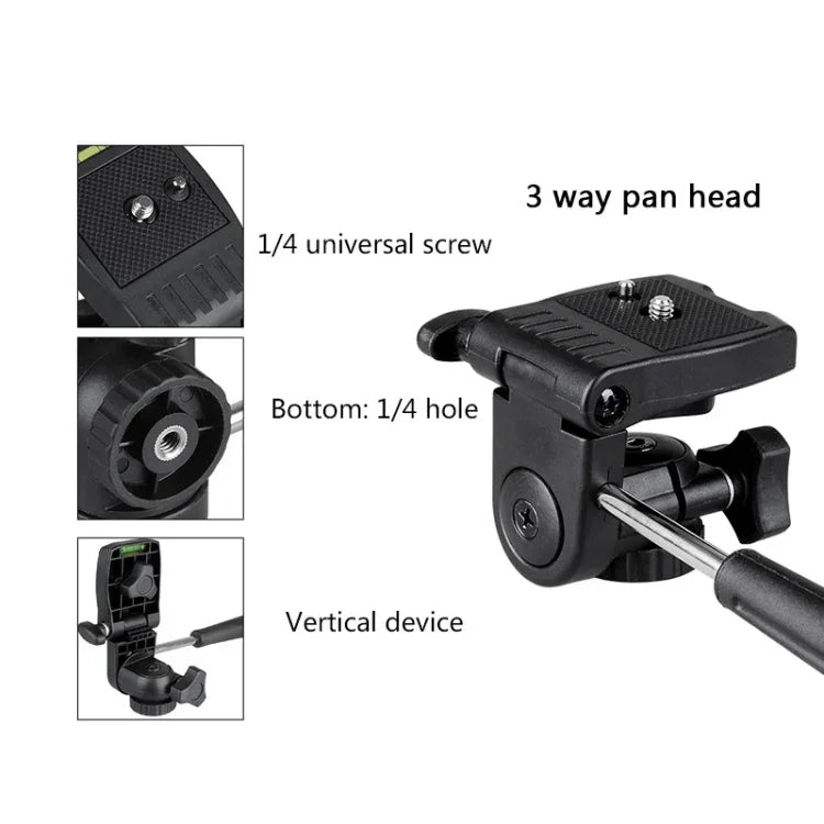 Chân máy ảnh nhỏ nhẹ BEXIN MS02 để bàn cho điện thoại và máy ảnh DSLR, MS02
