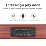 Loa Bluetooth cầm tay gỗ D10 4.2, D10 (vân gỗ đỏ)