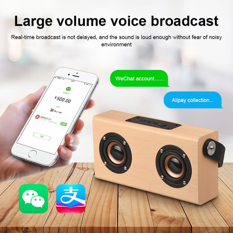 Loa Bluetooth cầm tay gỗ D10 4.2, D10 (vân gỗ đỏ)