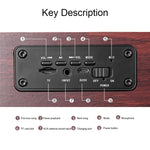 Loa Bluetooth gỗ cổ điển hai loa kèn Q8 4.2, Q8 (vân gỗ đỏ), Q8 (vân gỗ óc chó)