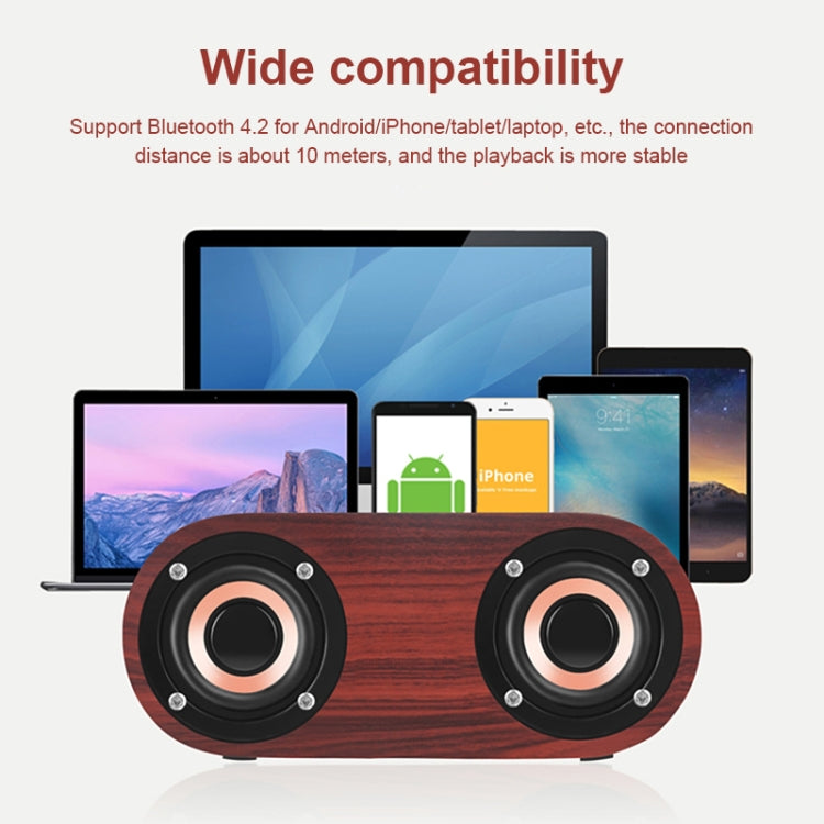 Loa Bluetooth gỗ cổ điển hai loa kèn Q8 4.2, Q8 (vân gỗ đỏ), Q8 (vân gỗ óc chó)