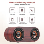 Loa Bluetooth gỗ cổ điển hai loa kèn Q8 4.2, Q8 (vân gỗ đỏ), Q8 (vân gỗ óc chó)