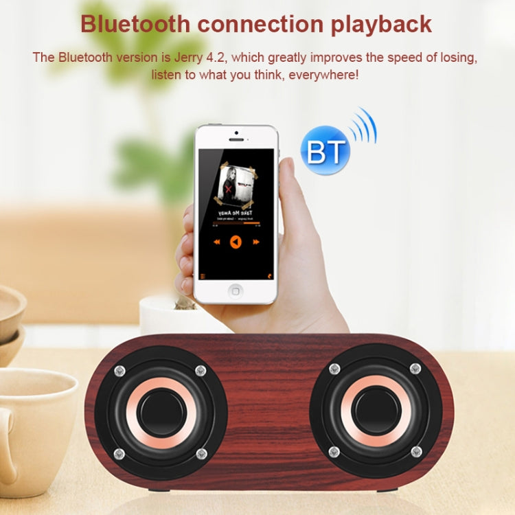 Loa Bluetooth gỗ cổ điển hai loa kèn Q8 4.2, Q8 (vân gỗ đỏ), Q8 (vân gỗ óc chó)