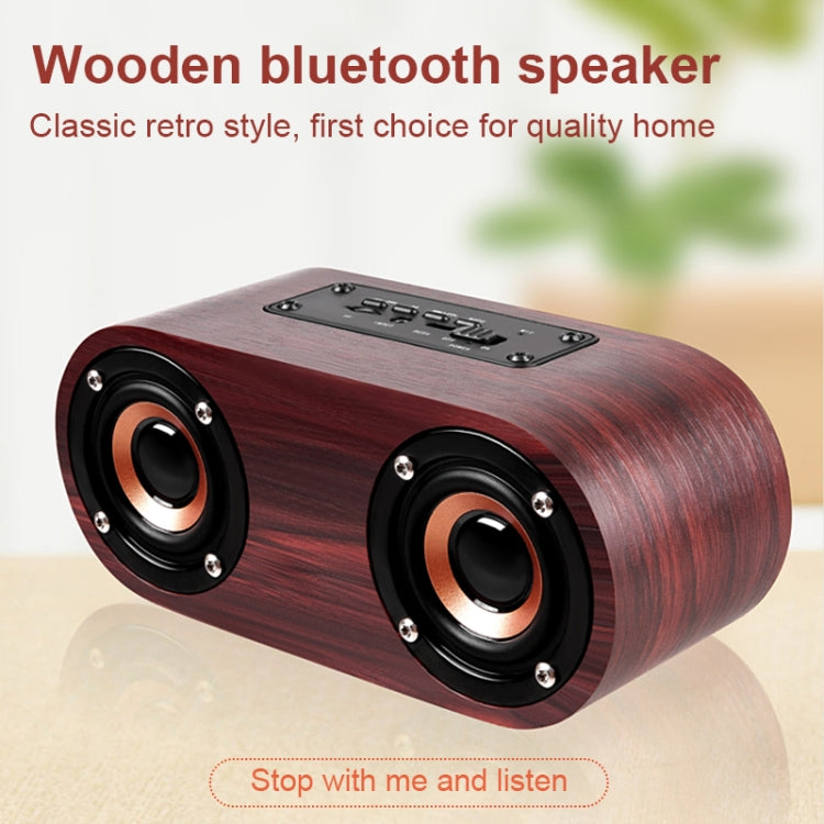 Loa Bluetooth gỗ cổ điển hai loa kèn Q8 4.2, Q8 (vân gỗ đỏ), Q8 (vân gỗ óc chó)