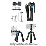 Chân máy mini đa năng BEXIN MS15 để bàn cho máy ảnh, hẹn giờ tự chụp, điện thoại di động
