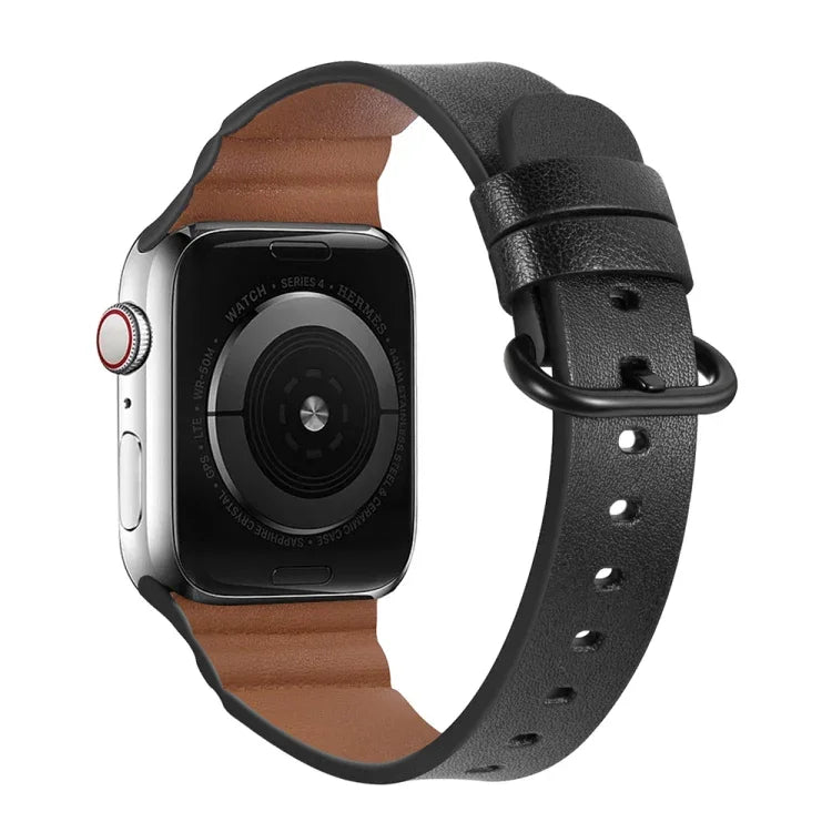 Dây đồng hồ da thật thay thế, Dành cho Apple Watch Series 7 45mm / 6 & SE & 5 & 4 44mm / 3 & 2 & 1 42mm, Dành cho Apple Watch Series 7 41mm / 6 & SE & 5 & 4 40mm / 3 & 2 & 1 38mm