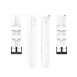 For Huawei Watch GT 2 46mm Silicone Replacement Wrist Strap Watchband, with Black Buckle, with Silver Buckle