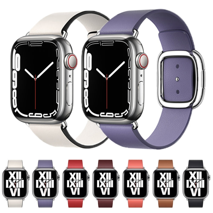 Dây đồng hồ da kiểu hiện đại cho Apple Watch 42mm / 41mm / 40mm / 38mm, Dành cho Apple Watch 42mm / 41mm / 40mm / 38mm