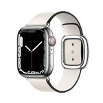 Dây đồng hồ da kiểu hiện đại cho Apple Watch 49mm / 46mm / 45mm / 44mm / 42mm, Dành cho Apple Watch 49mm / 46mm / 45mm / 44mm / 42mm, Dành cho Apple Watch Ultra 49mm / Series 8&7 45mm / SE 2&6&SE&5&4 44mm / 3&2&1 42mm