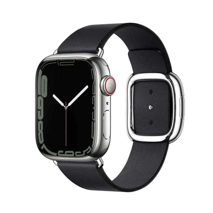 Dây đồng hồ da kiểu hiện đại cho Apple Watch 49mm / 46mm / 45mm / 44mm / 42mm, Dành cho Apple Watch 49mm / 46mm / 45mm / 44mm / 42mm, Dành cho Apple Watch Ultra 49mm / Series 8&7 45mm / SE 2&6&SE&5&4 44mm / 3&2&1 42mm