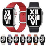 Dây đồng hồ da kiểu hiện đại cho Apple Watch 49mm / 46mm / 45mm / 44mm / 42mm, Dành cho Apple Watch 49mm / 46mm / 45mm / 44mm / 42mm, Dành cho Apple Watch Ultra 49mm / Series 8&7 45mm / SE 2&6&SE&5&4 44mm / 3&2&1 42mm
