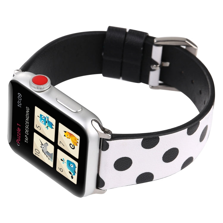 Dây đồng hồ thời trang họa tiết chấm cho Apple Watch Series 6 & SE & 5 & 4 40mm / 3 & 2 & 1 38mm, cho Apple Watch Series 7 41mm / 6 & SE & 5 & 4 40mm / 3 & 2 & 1 38mm, cho Apple Watch Series 8&7 41mm / SE 2&6&SE&5&4 40mm / 3&2&1 38mm