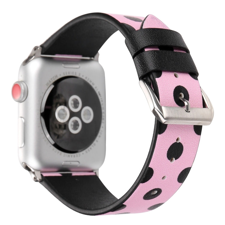 Dây đồng hồ thời trang họa tiết chấm cho Apple Watch Series 6 & SE & 5 & 4 40mm / 3 & 2 & 1 38mm, cho Apple Watch Series 7 41mm / 6 & SE & 5 & 4 40mm / 3 & 2 & 1 38mm, cho Apple Watch Series 8&7 41mm / SE 2&6&SE&5&4 40mm / 3&2&1 38mm