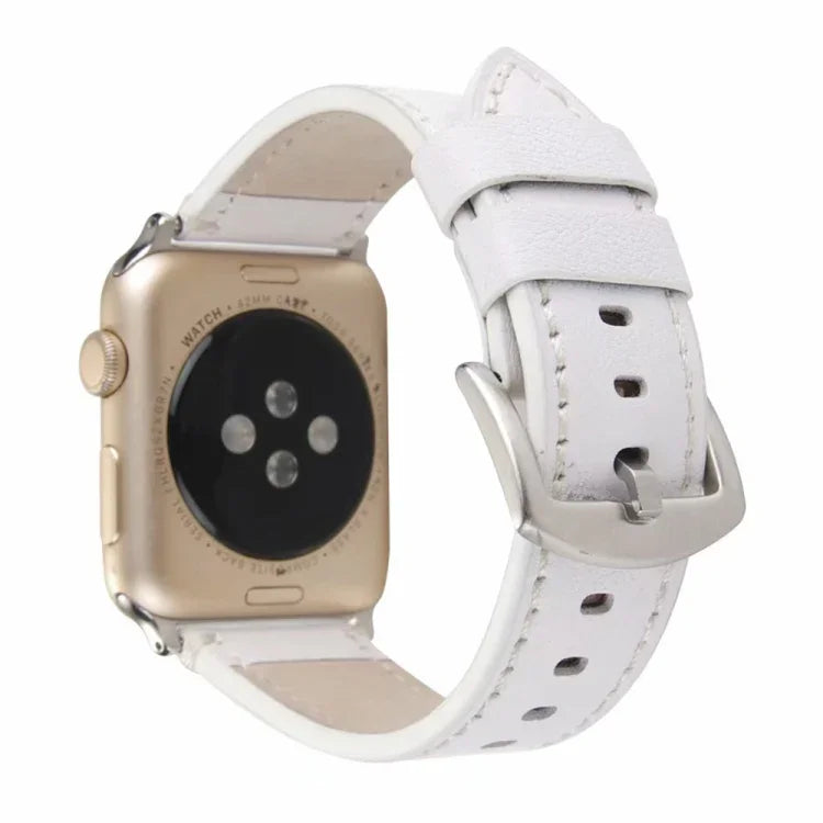Dây đồng hồ da bê thật cho Apple Watch Series 6 & SE & 5 & 4 40mm / 3 & 2 & 1 38mm, cho Apple Watch Series 7 41mm / 6 & SE & 5 & 4 40mm / 3 & 2 & 1 38mm