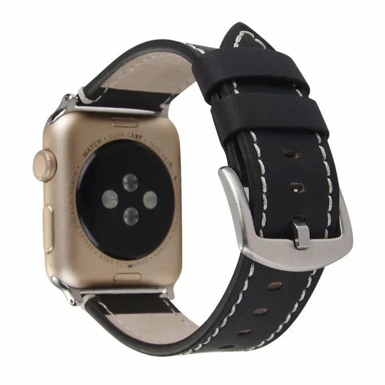 Dây đồng hồ da bê thật cho Apple Watch Series 6 & SE & 5 & 4 40mm / 3 & 2 & 1 38mm, cho Apple Watch Series 7 41mm / 6 & SE & 5 & 4 40mm / 3 & 2 & 1 38mm