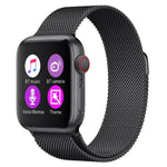 Đồng hồ thông minh Bluetooth màn hình TFT 1.4 inch H55Pro, Hỗ trợ theo dõi giấc ngủ / đo nhịp tim / đo huyết áp, Kiểu: Dây thép, Kiểu: Dây thép (Đen), Kiểu: Dây thép (Bạc)