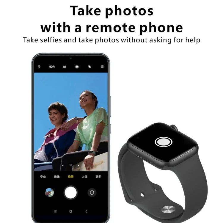 Đồng hồ thông minh Bluetooth màn hình TFT 1.4 inch H55Pro, Hỗ trợ theo dõi giấc ngủ / đo nhịp tim / đo huyết áp, Kiểu: Dây thép, Kiểu: Dây thép (Đen), Kiểu: Dây thép (Bạc)